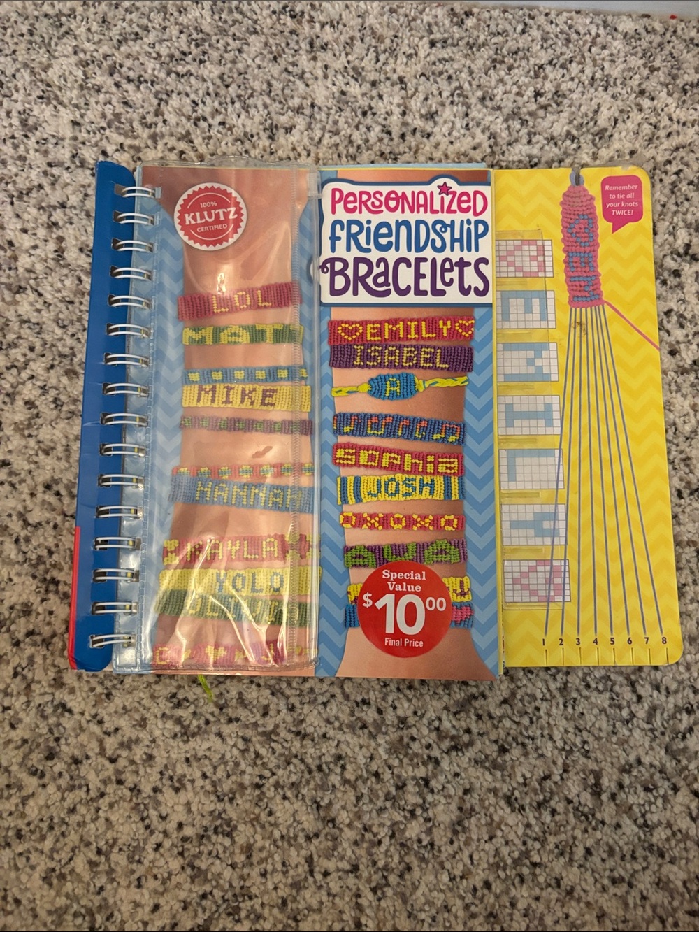 Personalized Friendship Bracelets Book